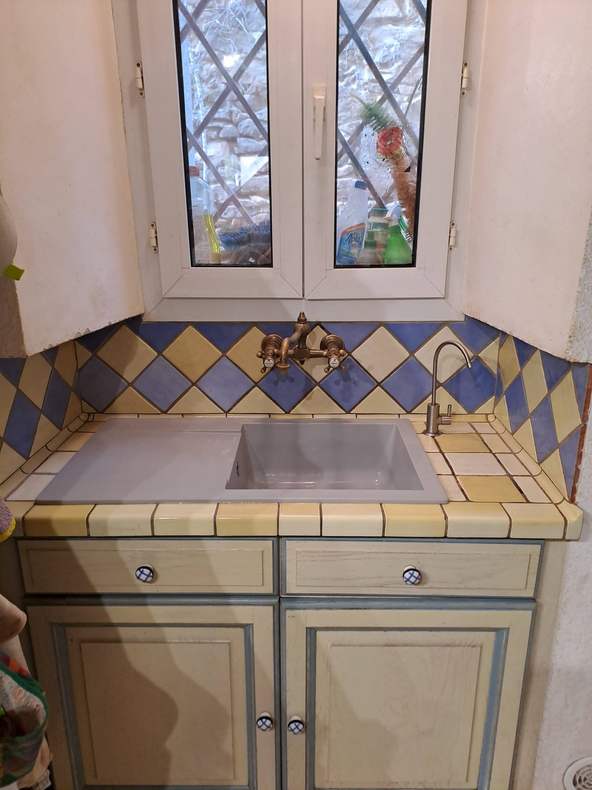 remplacement d'evier fini